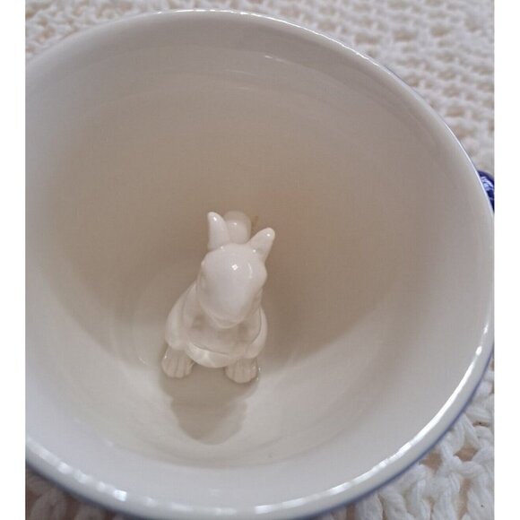 Creature Cup Royal Blue Ceramic Coffee Mug Peek-a-Boo Squirrel - Picture 4 of 8